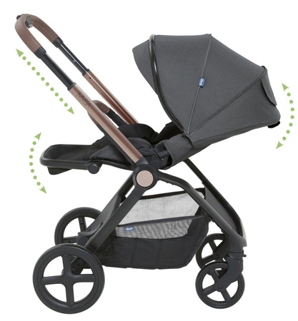 Chicco Mysa Wózek Spacerowy Black Satin