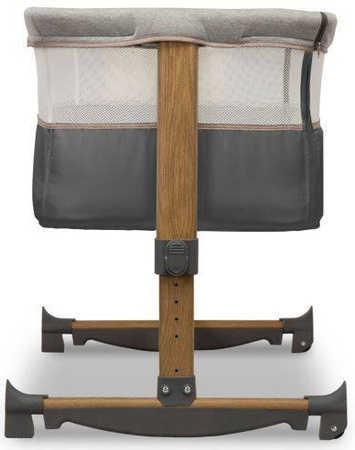 Lionelo Leonie Łóżeczko Dostawne Turystyczne Stone Grey