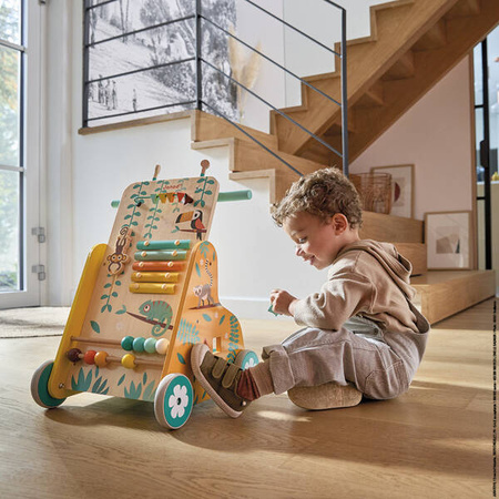 Janod Tropik Wielofunkcyjny Pchacz Edukacyjny 12m+