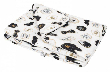 Bambusowa Kołderka Średniaka Rozmiar 75x100cm Little Man