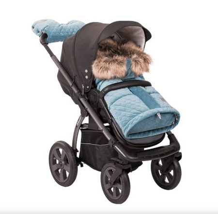 X-Lander X-Muff Velvet Mufka na Rączkę Wózka Petrol