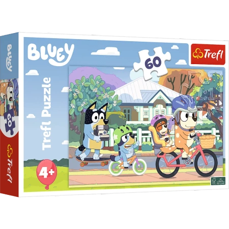 Trefl Puzzle 60 el. Wesoły Bluey