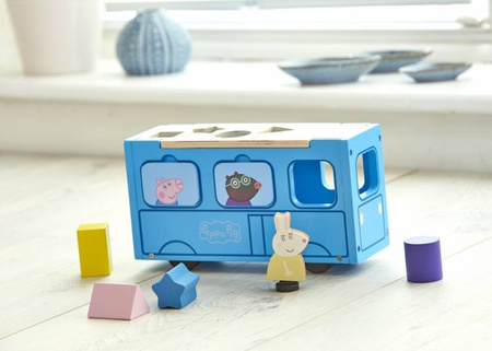 TM Toys Peppa Sorter Drewniany Autobus
