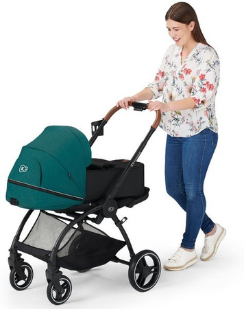Kinderkraft Evolution Wózek Spacerowy + Cocoon Midnight Green