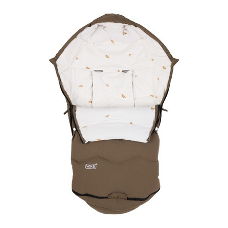 BeSafe Voksi Explorer Śpiworek Puchowy Do Wózka/Fotelika - Brązowy