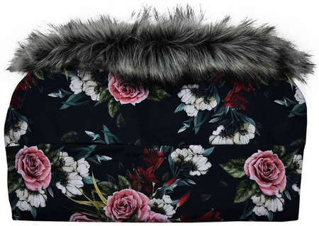 Uniwersalna Mufka Do Wózka MF-03 Czarne Róże