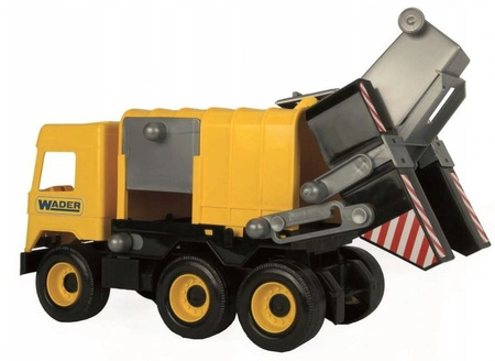 Wader Middle Truck Śmieciarka Żółta