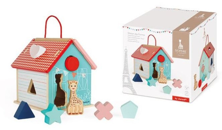 Janod Sorter Kształtów Domek Żyrafka Sophie