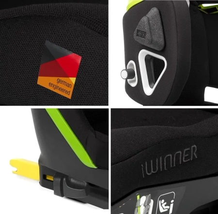 Jane Concord IiWinner Fotelik Samochodowy 15-36 kg Matt Black