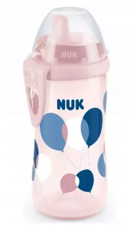 Nuk Kiddy Cup Kubek Niekapek 12m+ 300 ml Mix Wzorów