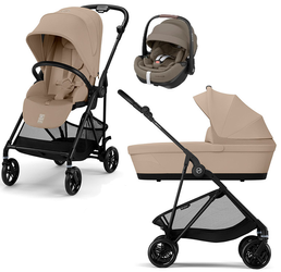 Cybex Mios 3.0 Wózek Głęboko-Spacerowy + Maxi-Cosi Pebble 360 Pro2 Fotelik Samochodowy 