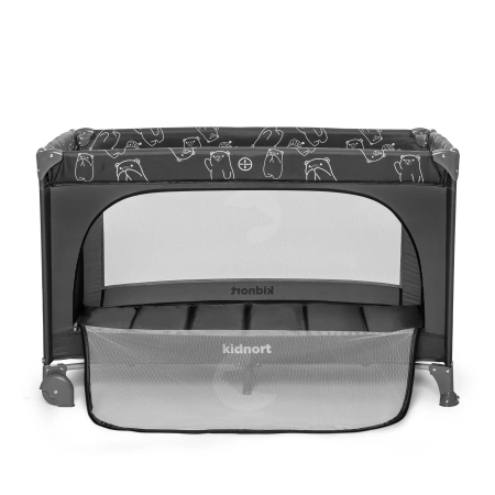 Kidnort Grotta Łóżeczko Turystyczne Ciemny Szary