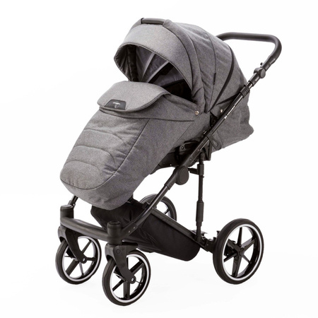 Adamex Zico Wózek Głęboko-Spacerowy 2w1 Grafitowy TK57