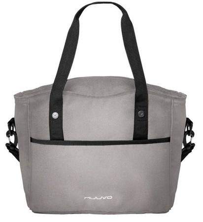 Muuvo Quick 3.0 Wózek Głęboko-Spacerowy z Gondolą XL Zestaw 2w1 Steel Grey