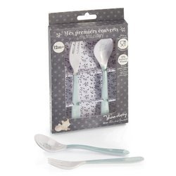 Thermobaby - Sztućce z melaminy Forest / Miętowy