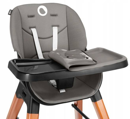 Lionelo Mona Krzesełko Do Karmienia Black Onyx