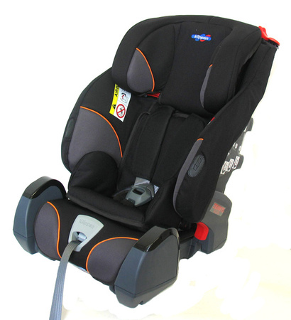 Klippan Triofix Recline Z Bazą Fotelik Samochodowy 9-36 Kg Match Race Black/Orange