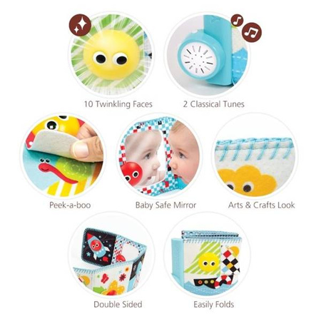 Yookidoo Dwustronna Muzyczna Książeczka Ze Światełkami