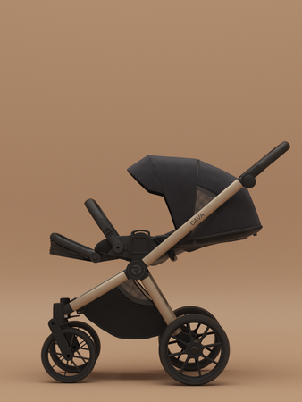 Riko Cava Wózek Głęboko-Spacerowy 02 Coal