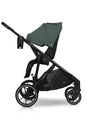 Easy Go Duoflex Wózek Głęboko-Spacerowy Bliźniaczy Rok po Roku Sage Green 1 Siedzisko 1 Gondola