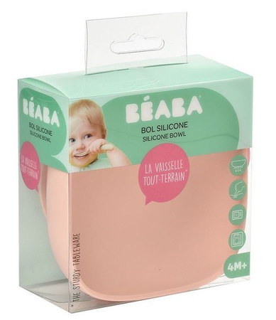 Beaba Silikonowa Miseczka z Przyssawką Pink