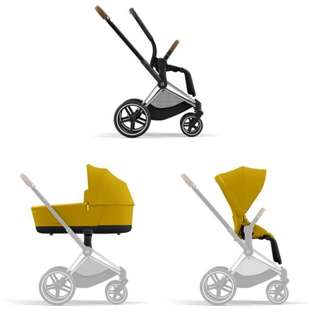 Cybex Priam 4.0 Wózek Spacerowy Mustard Yellow