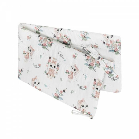 Bonjour Cherie Bambusowy Ochraniacz Na szczebelki 180x35cm Romantyczny Królik