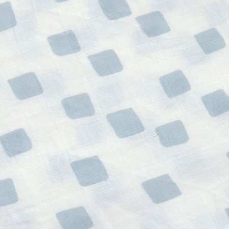 Lassig Muślinowa pieluszka otulacz z bawełny organicznej Zestaw 3 szt. 60x60cm Happy Fruits blue