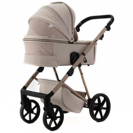 Adamex Delta Natura 4 Wózek Głęboko-Spacerowy Vanilla