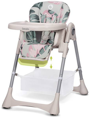 Lionelo Zanna Krzesełko do Karmienia Pink Bubblegum