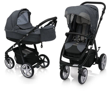 Espiro Next Wózek Głęboko-Spacerowy Flow 2019 - 17 Stylish Graphite