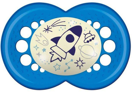 MAM Smoczek Uspokajający Air Night 16m+ Boy