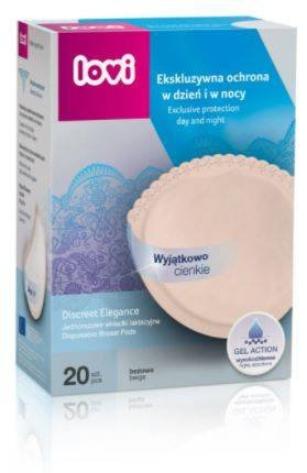 Lovi Discreet Elegance Wkładki Laktacyjne Beżowe 19/610