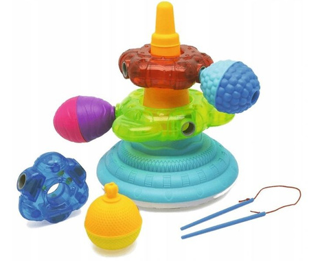 Trefl Zestaw Kulko Klocków Obrotna Piramida Lalaboom 61085