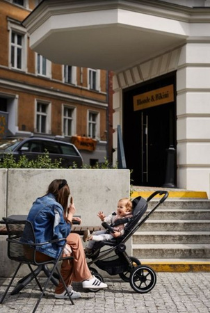 Muuvo Quick 2.0 Wózek Spacerowy Black Chrome Anthracite