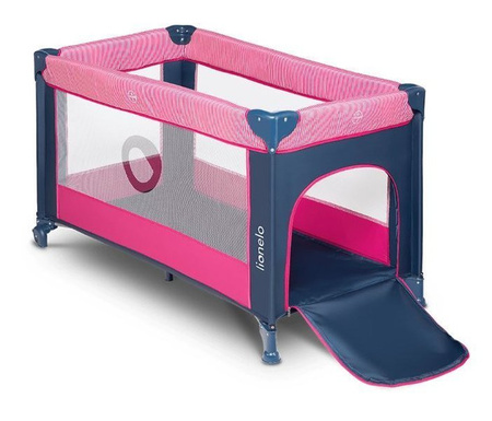 Lionelo Stefi Łóżeczko Turystyczne Pink Rose