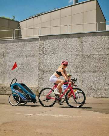 Cybex Zeno Bike Przyczepka Rowerowa Mid Turquoise