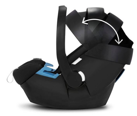 Cybex Aton Fotelik Samochodowy 0-13 kg Blue Moon + Cybex Baza Aton 2-Fix