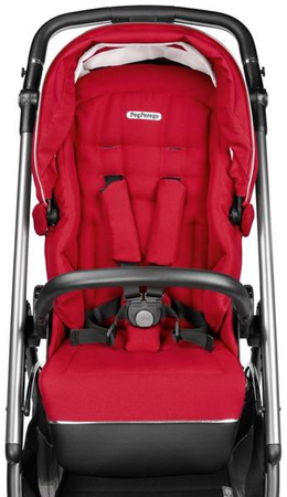 PegPerego Veloce Wózek Głęboko-Spacerowy Red Shine