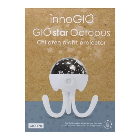 InnoGIO GioStar Octopus Projektor Dla Dzieci Ośmiornica