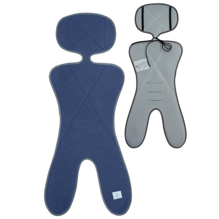 Simple Wool Little Merry 2.0 Wkładka Termoaktywna z Wełny Merino do Fotelika 0-13 kg Grafitowa