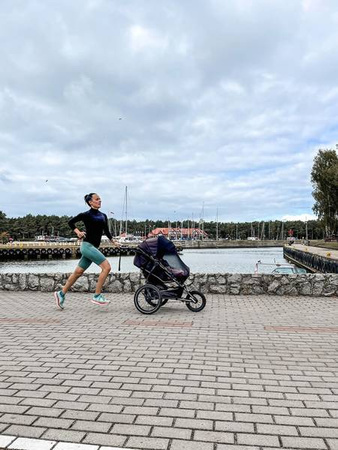 X-Lander X-Run Wózek Głęboko-Spacerowy z Torbą Petrol Blue
