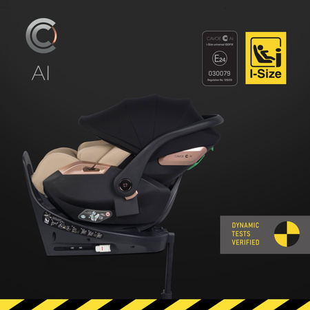 Cavoe AI Fotelik Samochodowy 0-13 Kg Natural