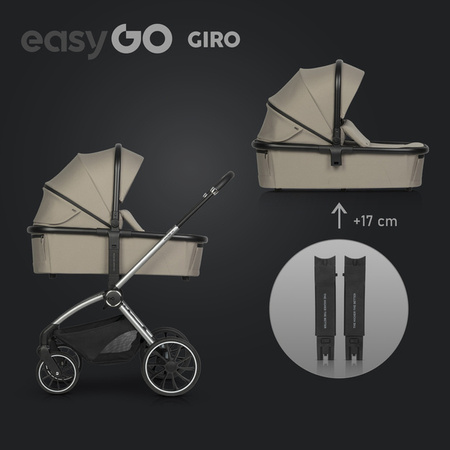 EasyGo Giro Wózek Głęboko-Spacerowy Savana Beige