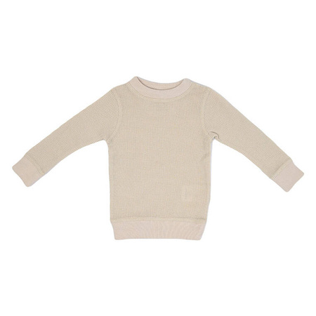 Lodger dwuczęściowa piżamka bawełniana beżowa Ciumbelle Ivory r. 92