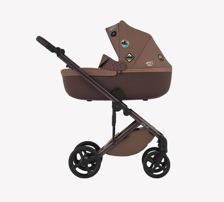 Anex Eli Wózek Głęboko-Spacerowy Wander + Cybex Aton B2 i-Size Fotelik Samochodowy 0-13kg + Baza One Volcano Black