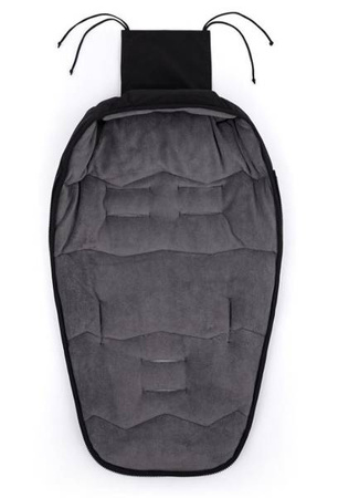 Petite&Mars Śpiworek Zimowy Warmy 4w1 Silvered Black