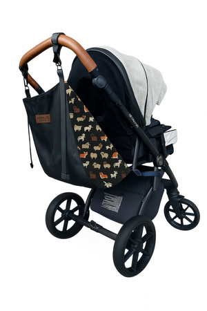 Blaben Baby Hamak do wózka dziecięcego z Pasami Bezpieczeństwa Dogs