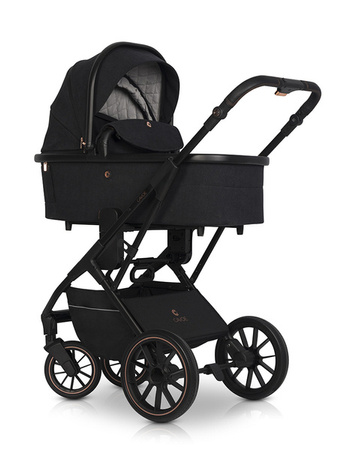 Cavoe Axo Style Wózek Głęboko-Spacerowy 2w1 + Adaptery Meteorite