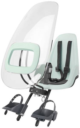 Bobike Go Mini Fotelik Rowerowy + Osłona Przeciwwiatrowa + Kask XXS Mashmallow Mint